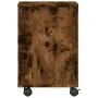 Printer stand with wheels smoked oak 41x32x48 cm by vidaXL, Printer supports - Ref: Foro24-840622, Price: 38,97 €, Discount: %