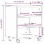 Printer stand with wheels smoked oak 41x32x48 cm by vidaXL, Printer supports - Ref: Foro24-840622, Price: 38,97 €, Discount: %