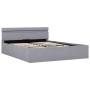 Hydraulisches Bett mit Stauraum und hellgrauem LED-Stoff, 140 x 200 cm von vidaXL, Betten und Lattenroste - Ref: Foro24-28560...