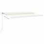 Cremefarbene manuell einziehbare Markise 500 x 350 cm von vidaXL, Markisen - Ref: Foro24-3069022, Preis: 481,36 €, Rabatt: %