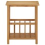 Mesa revistero madera maciza de roble 45x35x55 cm de vidaXL, Mesas auxiliares - Ref: Foro24-289183, Precio: 78,00 €, Descuent...