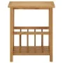 Solid oak wood magazine table 45x35x55 cm by vidaXL, Side tables - Ref: Foro24-289183, Price: 74,27 €, Discount: %