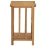 Solid oak wood magazine table 45x35x55 cm by vidaXL, Side tables - Ref: Foro24-289183, Price: 74,27 €, Discount: %