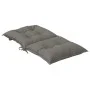 Kissen für Stühle mit niedriger Rückenlehne, 2 Stück, dunkelgraues Melange-Gewebe. von vidaXL, Kissen für Stühle und Sofas - ...