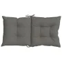 Kissen für Stühle mit niedriger Rückenlehne, 2 Stück, dunkelgraues Melange-Gewebe. von vidaXL, Kissen für Stühle und Sofas - ...