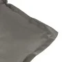 Kissen für Stühle mit niedriger Rückenlehne, 2 Stück, dunkelgraues Melange-Gewebe. von vidaXL, Kissen für Stühle und Sofas - ...
