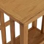 Solid oak wood magazine table 45x35x55 cm by vidaXL, Side tables - Ref: Foro24-289183, Price: 74,27 €, Discount: %