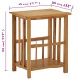 Mesa revistero madera maciza de roble 45x35x55 cm de vidaXL, Mesas auxiliares - Ref: Foro24-289183, Precio: 78,00 €, Descuent...