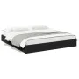 Black engineered wood bed frame with drawers 180x200 cm by vidaXL, Beds and slatted bases - Ref: Foro24-3280637, Price: 169,0...