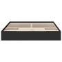 Black engineered wood bed frame with drawers 180x200 cm by vidaXL, Beds and slatted bases - Ref: Foro24-3280637, Price: 170,2...