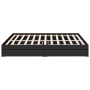 Black engineered wood bed frame with drawers 180x200 cm by vidaXL, Beds and slatted bases - Ref: Foro24-3280637, Price: 170,2...