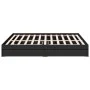 Black engineered wood bed frame with drawers 180x200 cm by vidaXL, Beds and slatted bases - Ref: Foro24-3280637, Price: 169,0...