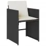 Set de muebles jardín 5 pzas con cojines ratán sintético negro by vidaXL, Garden sets - Ref: Foro24-3277841, Price: 319,50 €,...