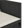 Set de muebles jardín 5 pzas con cojines ratán sintético negro by vidaXL, Garden sets - Ref: Foro24-3277841, Price: 319,50 €,...