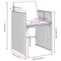 Set de muebles jardín 5 pzas con cojines ratán sintético negro by vidaXL, Garden sets - Ref: Foro24-3277841, Price: 319,50 €,...