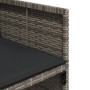 Garten-Essgruppe, 5-teilig, mit grauen Polstern aus synthetischem Rattan von vidaXL, Gartensets - Ref: Foro24-3277843, Preis:...