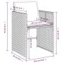 Garten-Essgruppe 7-teilig mit schwarzen Polstern aus synthetischem Rattan. von vidaXL, Gartensets - Ref: Foro24-3277862, Prei...
