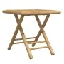 Juego bistró plegable con cojines 3 pzas bambú gris oscuro von vidaXL, Gartensets - Ref: Foro24-3208932, Preis: 251,62 €, Rab...