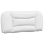 Cama con colchón cuero sintético blanco 90x200 cm de vidaXL, Camas y somieres - Ref: Foro24-3208697, Precio: 311,76 €, Descue...