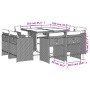 Set comedor de jardín 9 pzas con cojines ratán sintético beige by vidaXL, Garden sets - Ref: Foro24-3277967, Price: 446,77 €,...