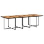 Garten-Essgruppe mit 15-teiligen Kissen aus schwarzem Kunststoff-Rattan. von vidaXL, Gartensets - Ref: Foro24-3277946, Preis:...