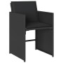 Set comedor de jardín con cojines 13 pzas ratán sintético negro by vidaXL, Garden sets - Ref: Foro24-3277986, Price: 781,43 €...