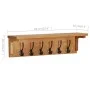 Solid oak wood coat rack 60x16x16 cm by vidaXL, Hat and coat racks - Ref: Foro24-289191, Price: 65,85 €, Discount: %