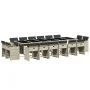 Set comedor jardín y cojines 17 pzas ratán sintético gris claro by vidaXL, Garden sets - Ref: Foro24-3278014, Price: 1,00 €, ...