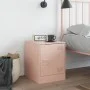 Mesita de noche acero rosa 34,5x39x44 cm von vidaXL, Nachttische - Ref: Foro24-841609, Preis: 54,34 €, Rabatt: %