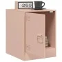 Mesita de noche acero rosa 34,5x39x44 cm von vidaXL, Nachttische - Ref: Foro24-841609, Preis: 54,34 €, Rabatt: %