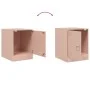 Mesita de noche acero rosa 34,5x39x44 cm von vidaXL, Nachttische - Ref: Foro24-841609, Preis: 54,34 €, Rabatt: %