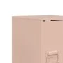 Mesita de noche acero rosa 34,5x39x44 cm von vidaXL, Nachttische - Ref: Foro24-841609, Preis: 54,34 €, Rabatt: %