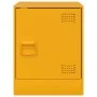 Mesitas de noche 2 uds acero amarillo mostaza 34,5x39x44 cm by vidaXL, Nightstands - Ref: Foro24-841614, Price: 63,46 €, Disc...