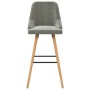 Taburetes de cocina 2 unidades terciopelo gris claro de vidaXL, Taburetes de cocina - Ref: Foro24-289464, Precio: 190,89 €, D...