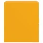Mesitas de noche 2 uds acero amarillo mostaza 34,5x39x44 cm by vidaXL, Nightstands - Ref: Foro24-841614, Price: 63,46 €, Disc...