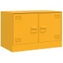 Mueble para TV de acero amarillo mostaza 67x39x44 cm by vidaXL, TV Furniture - Ref: Foro24-841637, Price: 60,97 €, Discount: %