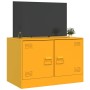 Mueble para TV de acero amarillo mostaza 67x39x44 cm de vidaXL, Muebles TV - Ref: Foro24-841637, Precio: 61,52 €, Descuento: %