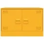 Mueble para TV de acero amarillo mostaza 67x39x44 cm by vidaXL, TV Furniture - Ref: Foro24-841637, Price: 60,97 €, Discount: %