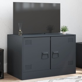 TV-Möbel aus anthrazitgrauem Stahl 67x39x44 cm von vidaXL, TV-Möbel - Ref: Foro24-841635, Preis: 61,35 €, Rabatt: %