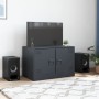 Mueble para TV de acero gris antracita 67x39x44 cm de vidaXL, Muebles TV - Ref: Foro24-841635, Precio: 61,30 €, Descuento: %