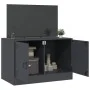 TV-Möbel aus anthrazitgrauem Stahl 67x39x44 cm von vidaXL, TV-Möbel - Ref: Foro24-841635, Preis: 60,69 €, Rabatt: %