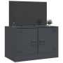 Mueble para TV de acero gris antracita 67x39x44 cm de vidaXL, Muebles TV - Ref: Foro24-841635, Precio: 61,30 €, Descuento: %