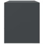 Mueble para TV de acero gris antracita 67x39x44 cm de vidaXL, Muebles TV - Ref: Foro24-841635, Precio: 61,30 €, Descuento: %
