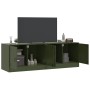 TV-Möbel, 2 Einheiten, Oliven-Grün, aus Stahl, 67x39x44 cm. von vidaXL, TV-Möbel - Ref: Foro24-841640, Preis: 121,65 €, Rabat...