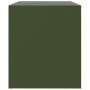 Muebles para TV 2 unidades acero verde oliva 67x39x44 cm by vidaXL, TV Furniture - Ref: Foro24-841640, Price: 120,36 €, Disco...