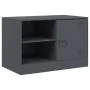 Muebles para TV 2 unidades acero gris antracita 67x39x44 cm de vidaXL, Muebles TV - Ref: Foro24-841696, Precio: 107,46 €, Des...