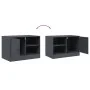 Muebles para TV 2 unidades acero gris antracita 67x39x44 cm de vidaXL, Muebles TV - Ref: Foro24-841696, Precio: 107,46 €, Des...