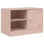 Muebles para TV 2 unidades acero rosa 67x39x44 cm by vidaXL, TV Furniture - Ref: Foro24-841694, Price: 108,02 €, Discount: %