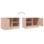 Muebles para TV 2 unidades acero rosa 67x39x44 cm by vidaXL, TV Furniture - Ref: Foro24-841694, Price: 108,02 €, Discount: %