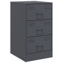 Mesita de noche acero gris antracita 34,5x39x62 cm de vidaXL, Mesitas de noche - Ref: Foro24-841779, Precio: 88,35 €, Descuen...